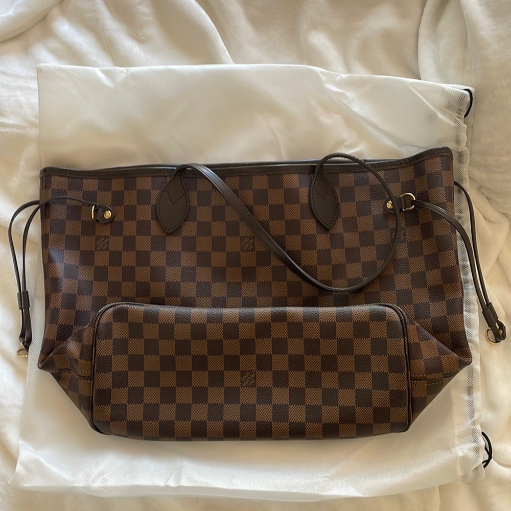 Louis Vuitton Neverfull MM Cherry Damier Ebene LV